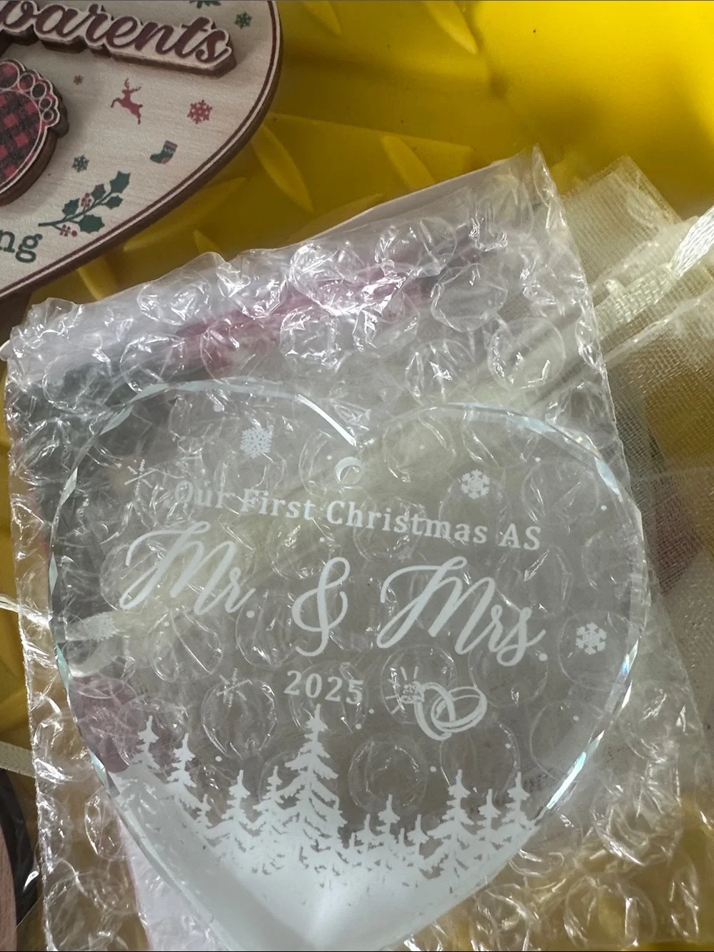 7 Assorted 2025 Ornaments